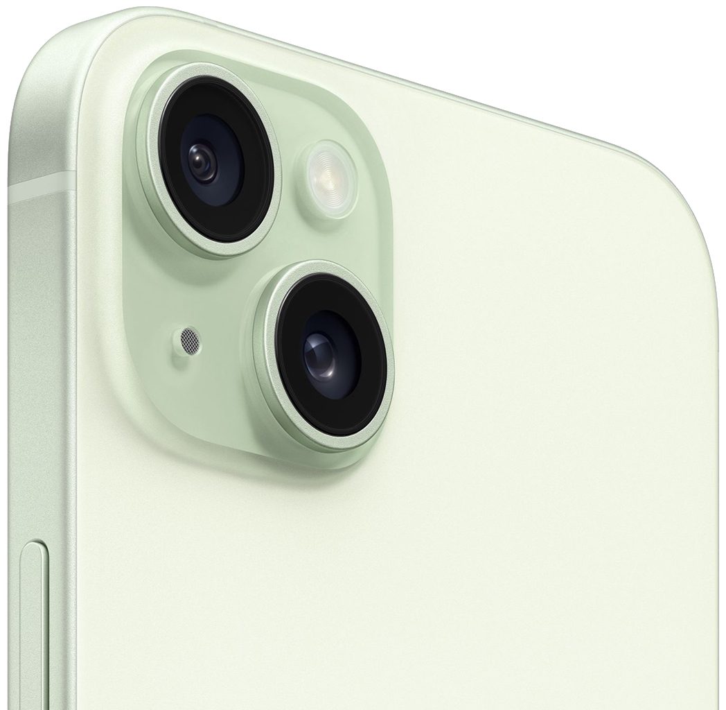 Смартфон Apple iPhone 15 Plus 128 ГБ MTXE3CH/A Зелёный (nanoSIM+nanoSIM, без RuStore) — изображение 3
