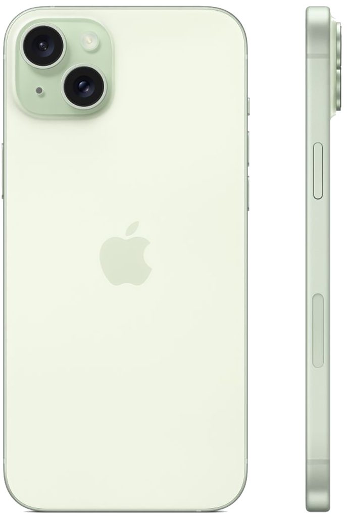 Смартфон Apple iPhone 15 Plus 128 ГБ MTXE3CH/A Зелёный (nanoSIM+nanoSIM, без RuStore) — изображение 2